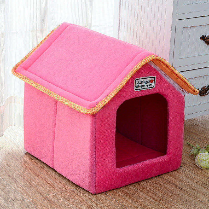 Detachable and washable pet nest pet house dog house