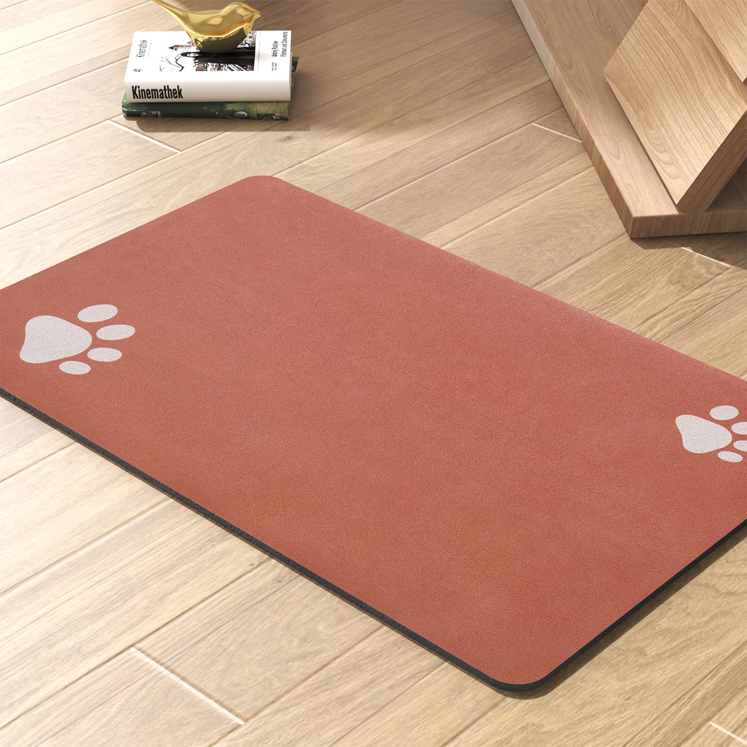 Dog Mat for Food and Water Bowl-No Stains Quick Dry Dog Water Dispenser Mat