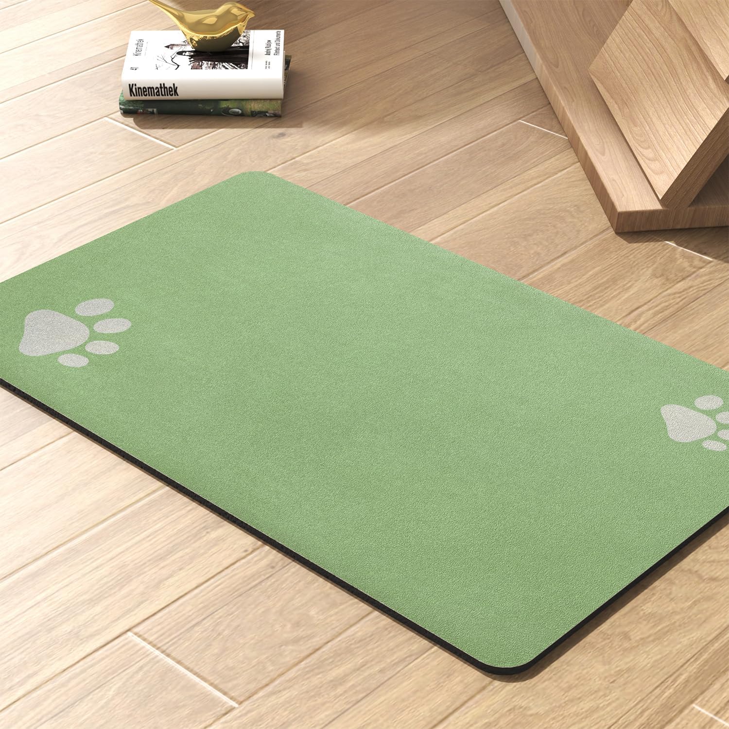 Dog Mat for Food and Water Bowl-No Stains Quick Dry Dog Water Dispenser Mat