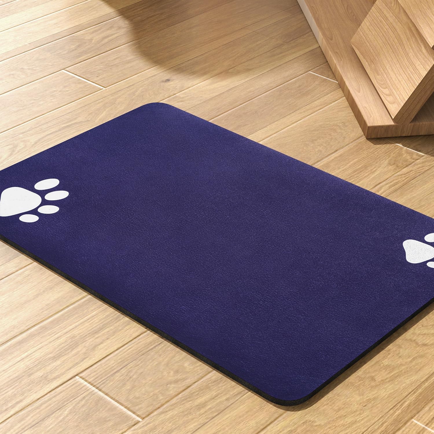 Dog Mat for Food and Water Bowl-No Stains Quick Dry Dog Water Dispenser Mat