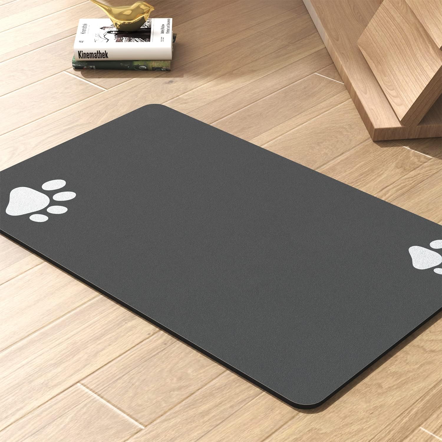 Dog Mat for Food and Water Bowl-No Stains Quick Dry Dog Water Dispenser Mat