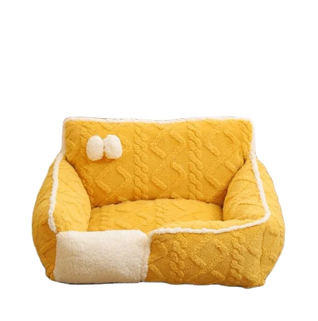 Cat nest bed Plush patterns dog bed cats small cute luxury dog pet bed nest washable dog bedding