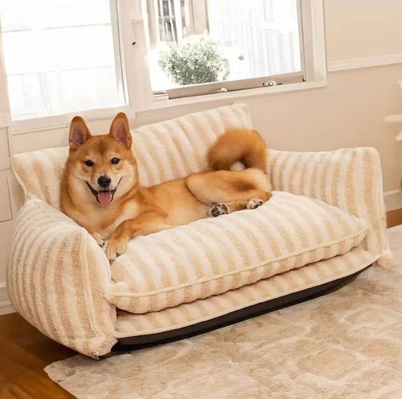 All-season Dog bed Fashion Breathable cuddly cat nest Soft fluffy Pet Large Dogs Sofa Bed