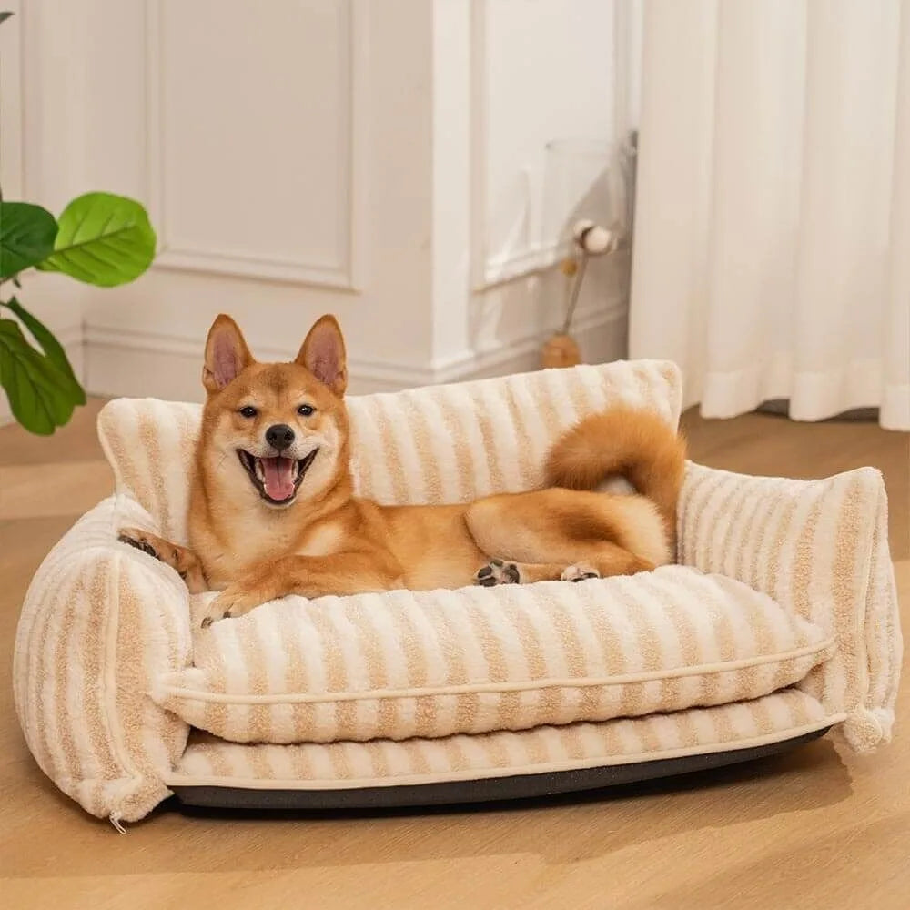 All-season Dog bed Fashion Breathable cuddly cat nest Soft fluffy Pet Large Dogs Sofa Bed