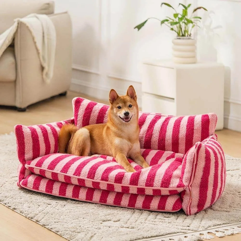 All-season Dog bed Fashion Breathable cuddly cat nest Soft fluffy Pet Large Dogs Sofa Bed